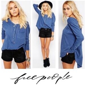 FINAL SALE 🥳🥳 We The Free People Henley top M